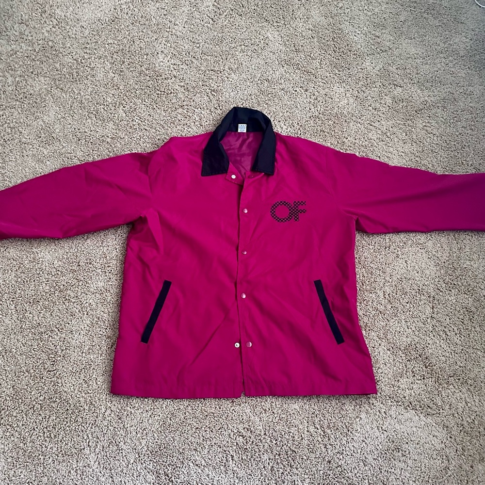 Odd Future Fuchsia and Black Windbreaker